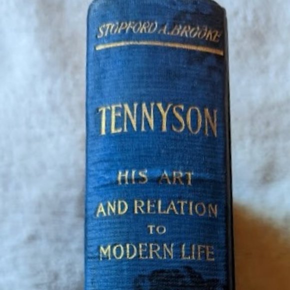 10% OFF Antique-TENNYSON His Art and Relation to Modern Life-Stepford A. Brooke - Picture 3 of 12